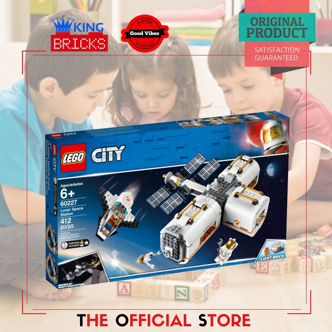 412pcs 60227 Lego Lunar Space Station 60227 Lego 60227 Review On Sale
