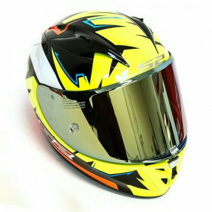 Visor Kaca Helm Ls2 Ff323 Iridium Gold 