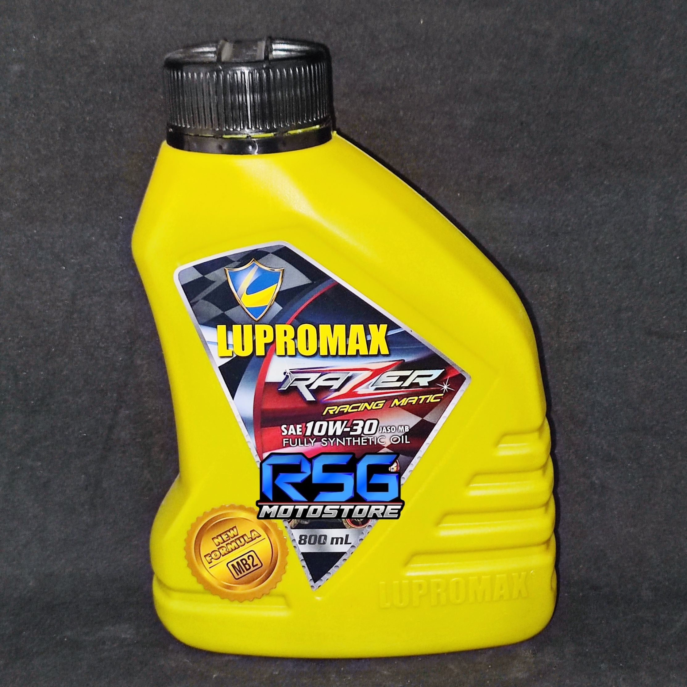 OLI MOTOR LUPROMAX RAZER RACING MATIC SAE 10W 30 JASO MB2 800 ML ...