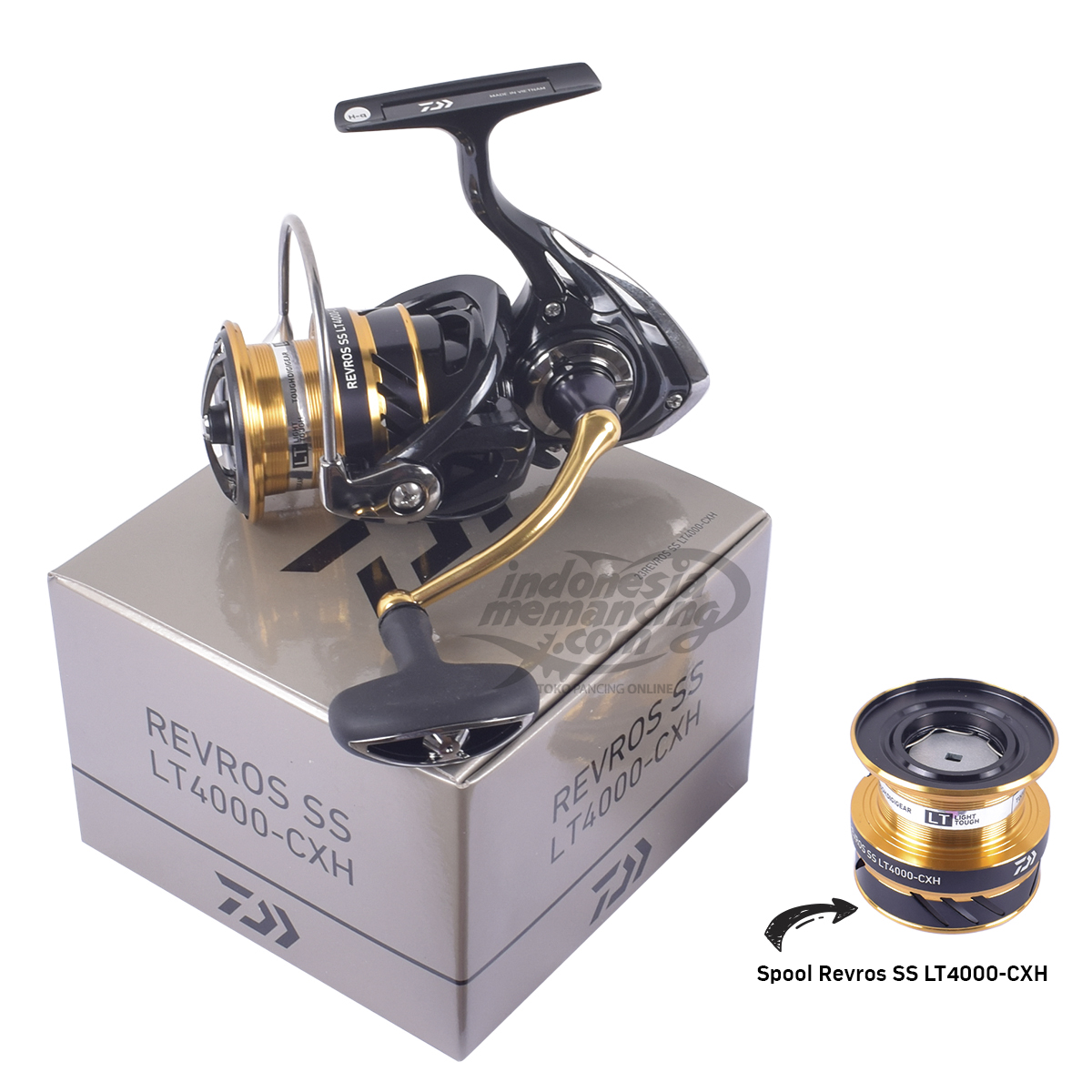 Reel Spinning Daiwa Revros SS LT 2023 Double Spool Power Handle