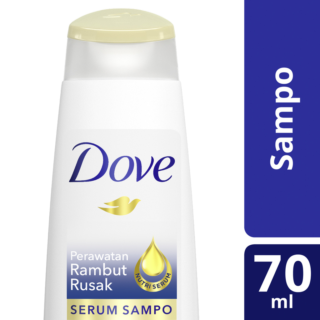 Shampo Dove 70ml All Variant Perawatan Rambut Rontok Rambut