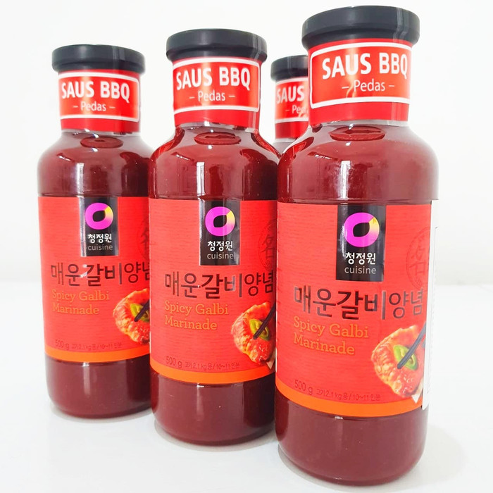 Daesang Spicy Galbi Saus BBQ Pedas 500 gram Marinade Daging Iga