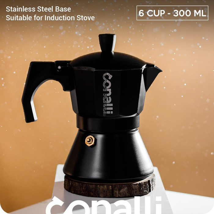 Conalli Moka Pot Induction 300Ml Coffee 