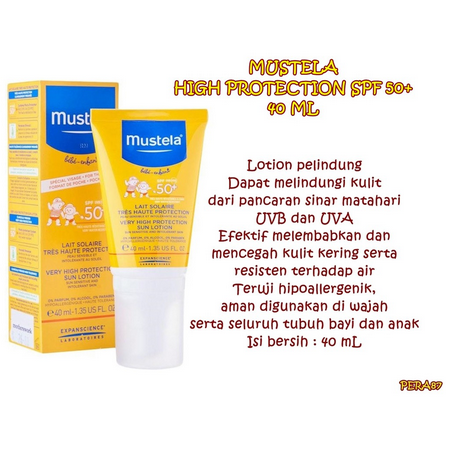 mustela high protection sun lotion