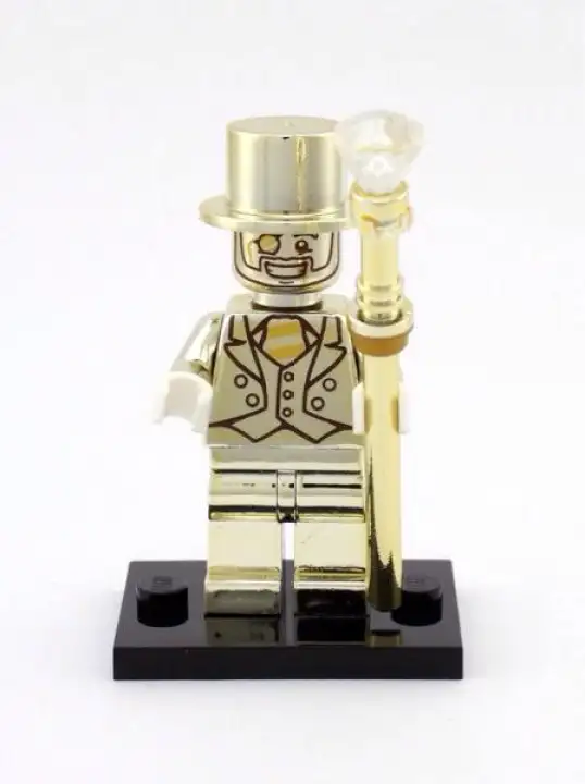 gold lego man