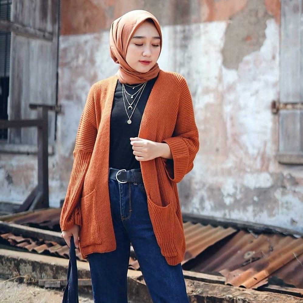 Cardigan Rajut Tebal Oversized Magra 