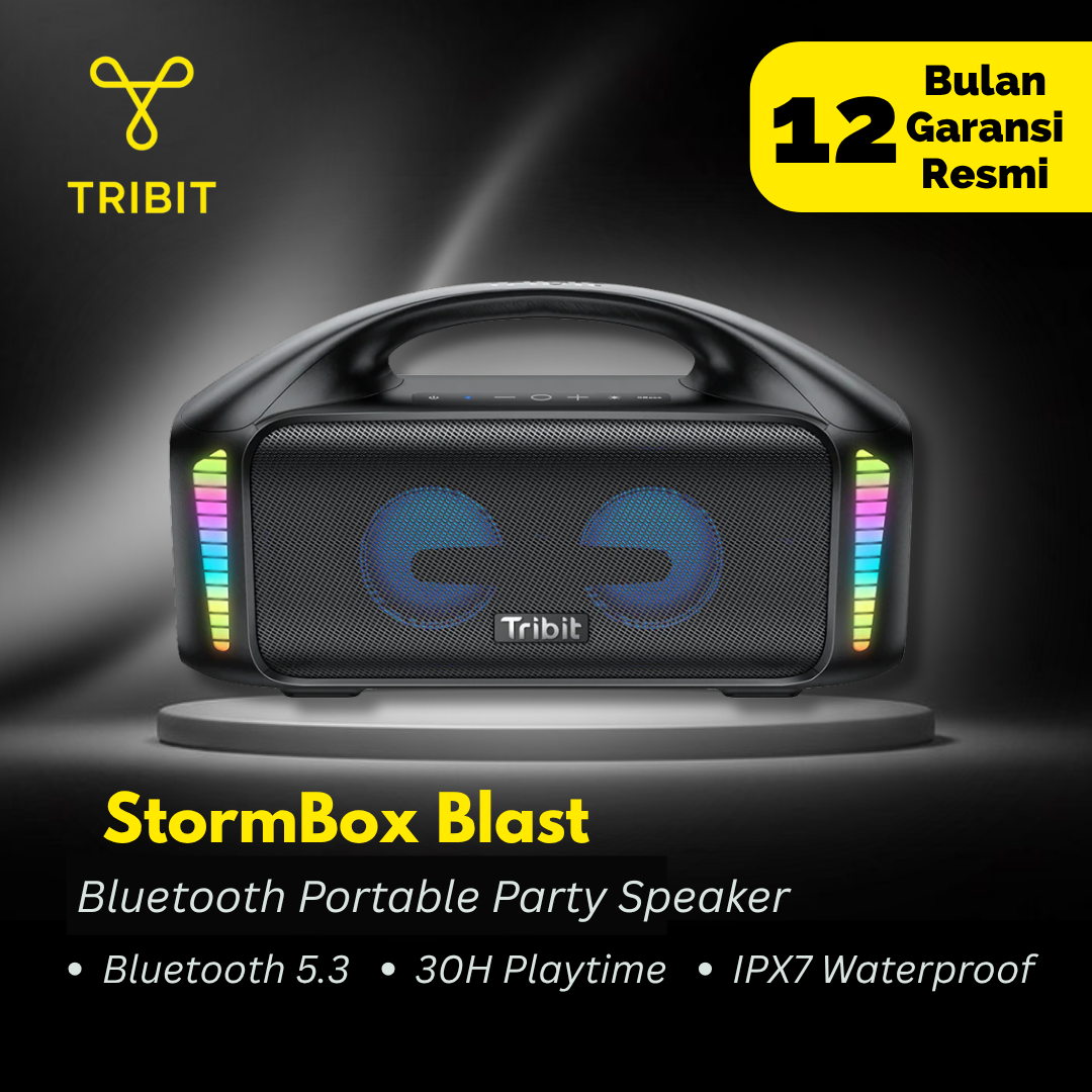 Tribit StormBox Blast Portable Speaker 90W Loud Stereo Sound XBass