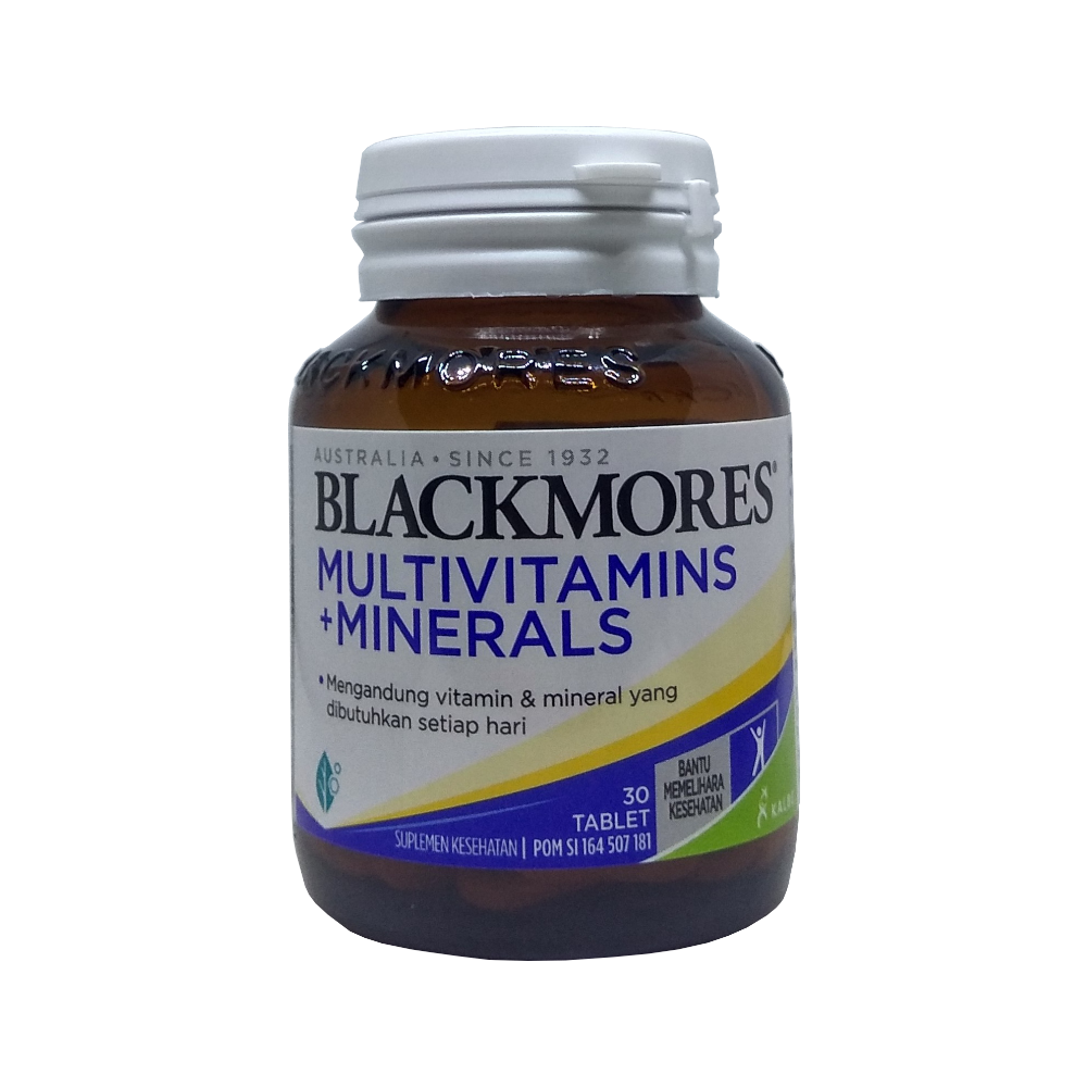 Blackmores Multivitamins Minerals 30 Tablet Vitamin B Complex ...