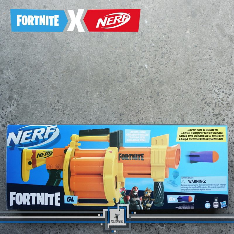 NERF Fortnite GL Rocket Firing Blaster Nerf Fortnite Sniper Darts