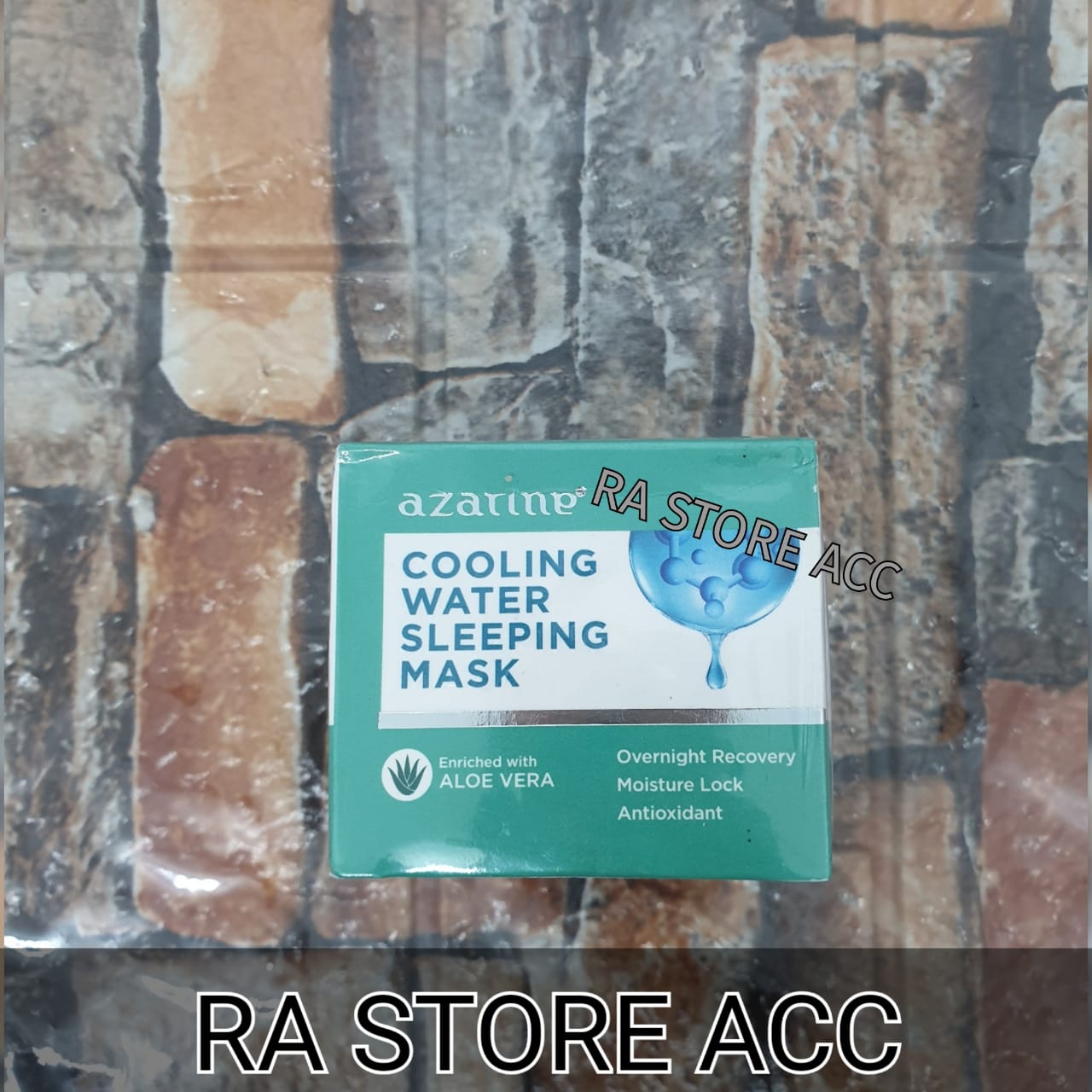 AZARINE Cooling Water Sleeping Mask 25gr Original (Untuk Kulit Kering