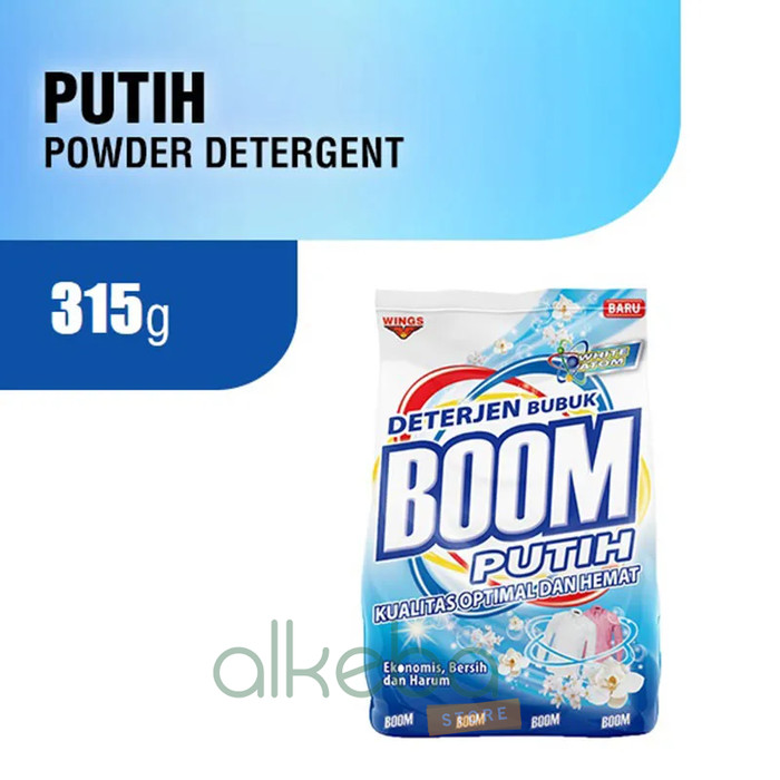 Detergent Bubuk Boom Putih Sabun Cuci 315 Gr | Lazada Indonesia