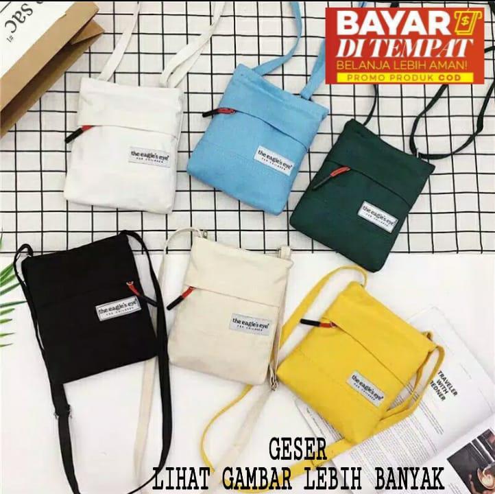 Tas Slempang Mini Kanvas/Tas Kanvas/Tas Mini Kanvas/Sling Bag Canvas