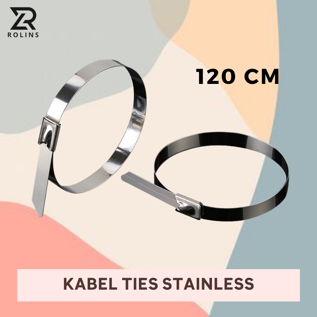 Cable Ties Stainless Lebar 19 x 1200 mm Tali Tie Strapping Tie Premium ...