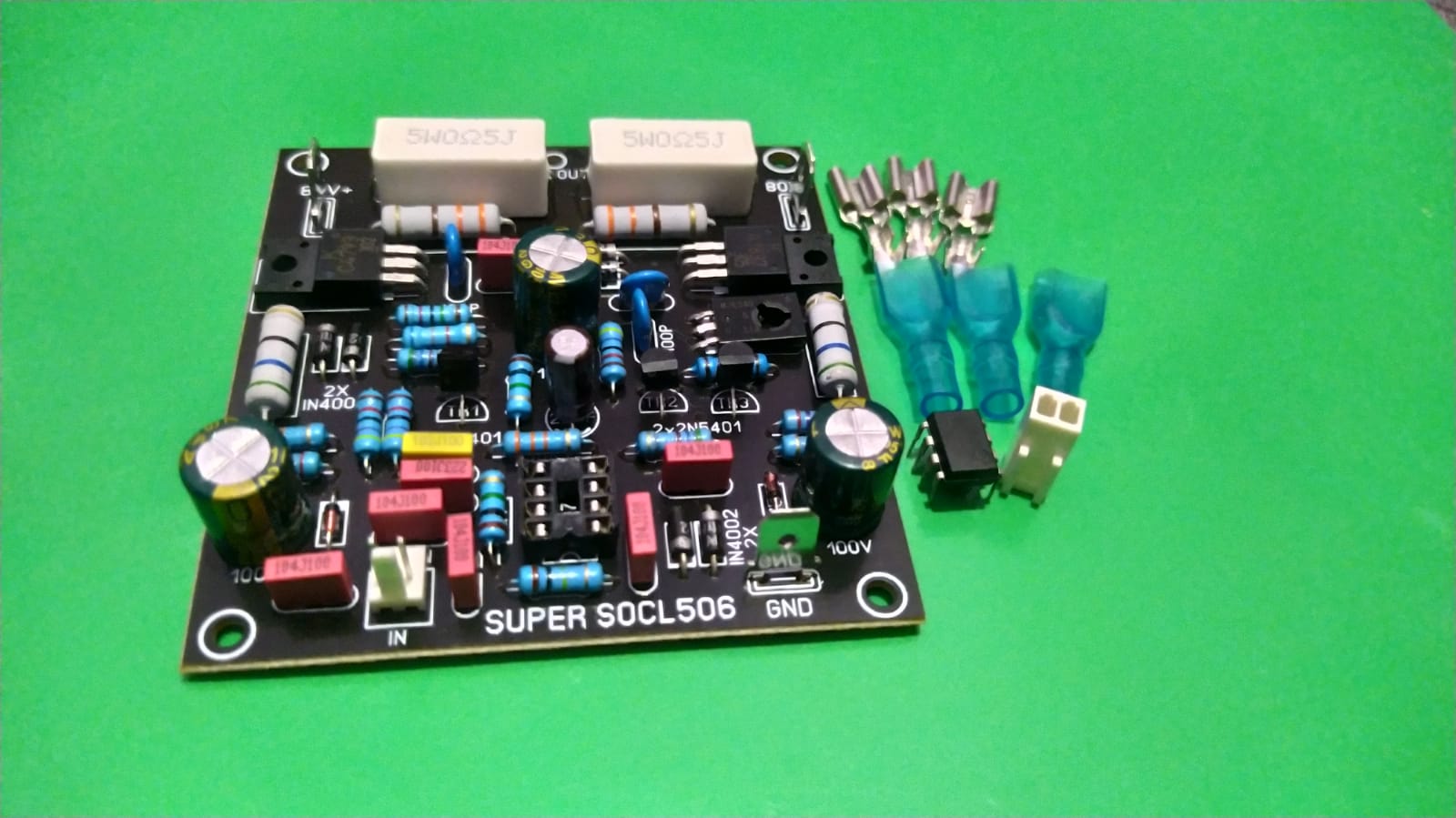 driver socl 506 dengan Chip ori TEXAS , Tip ori KEC dan dengan komponen