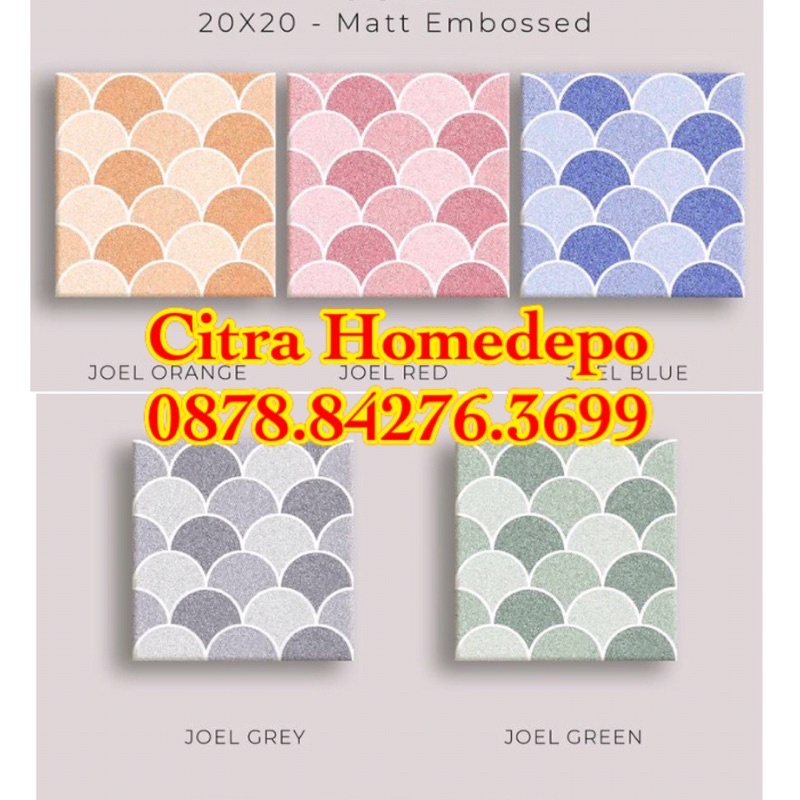 KERAMIK LANTAI KAMAR MANDI ASIA TILE SIZE 20x20 ANTI SLIP | Lazada
