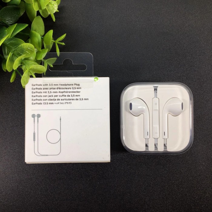 Earpods / Earphone Iphone Jack 3.5 Mm Original 100% Headset Apple | Lazada  Indonesia