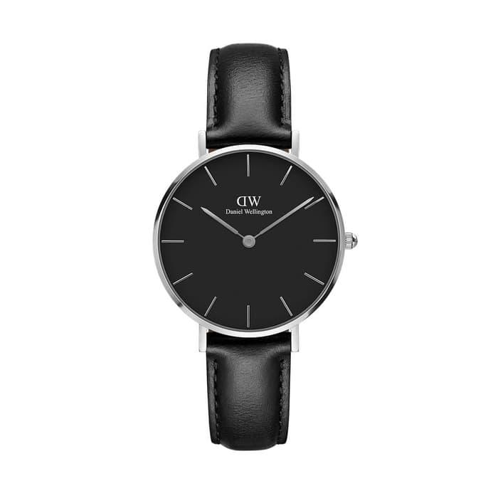 Jam Tangan Wanita Daniel & Wellington Petite Sheffield Black Silver Ukuran 28mm dan 32mm Original / Jam Tangan Wanita / Jam Berkualitas / Jam Trendy / Jam Termurah / Jam Cantik / Jam Terbaru 2019