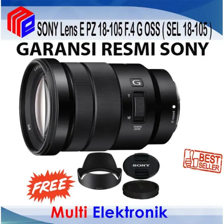 Lensa Sony E Pz 18 105mm F4 G Oss E Mount 18 105mm F4 G Sel 18 105 Lazada Indonesia