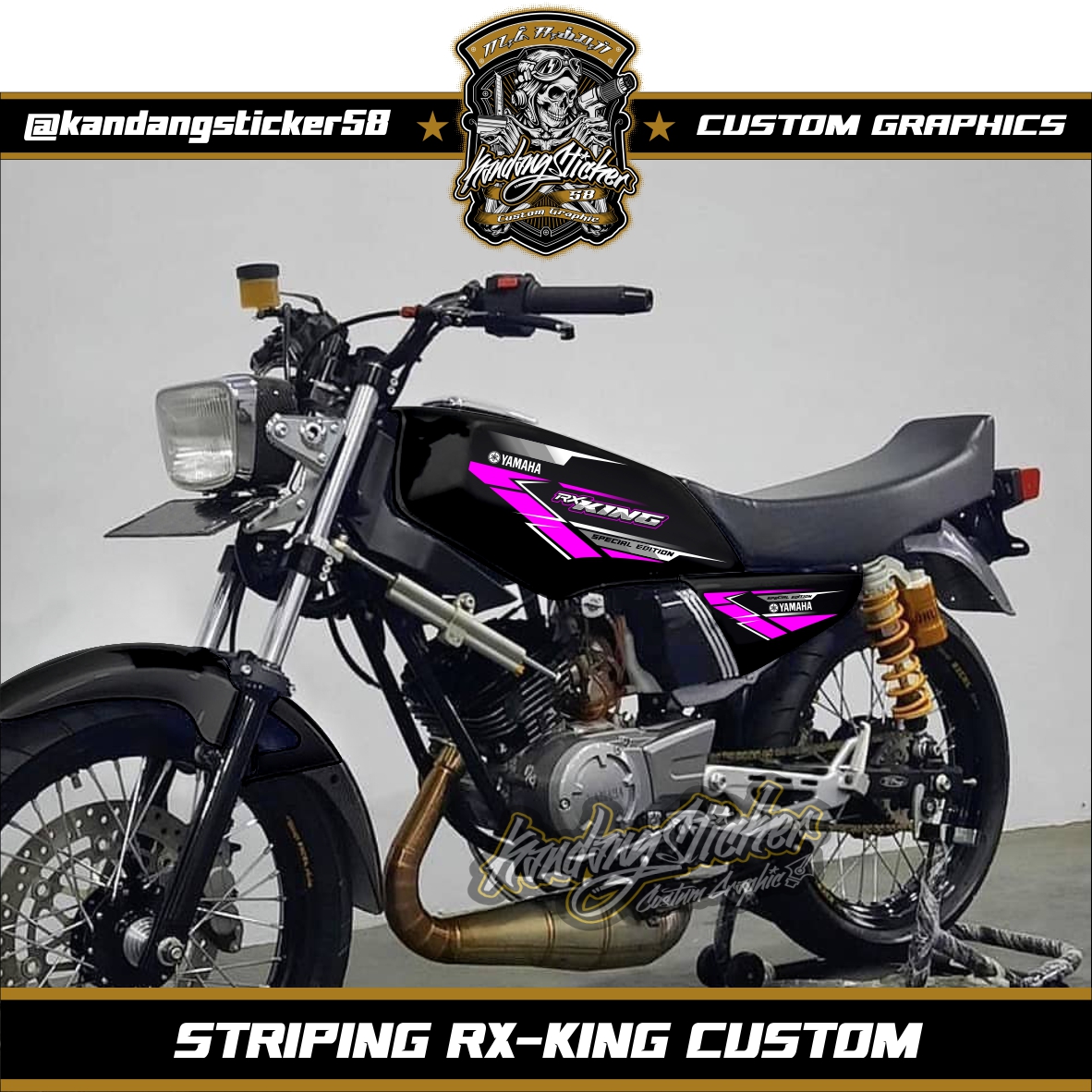 Jual Sticker Simple Rx King Terbaru Lazadacoid