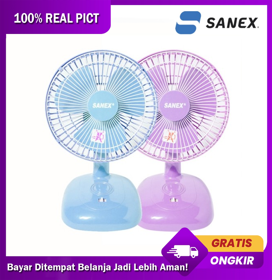 kipas angin meja desk fan sanex inch fd 0688 0687 Lazada
