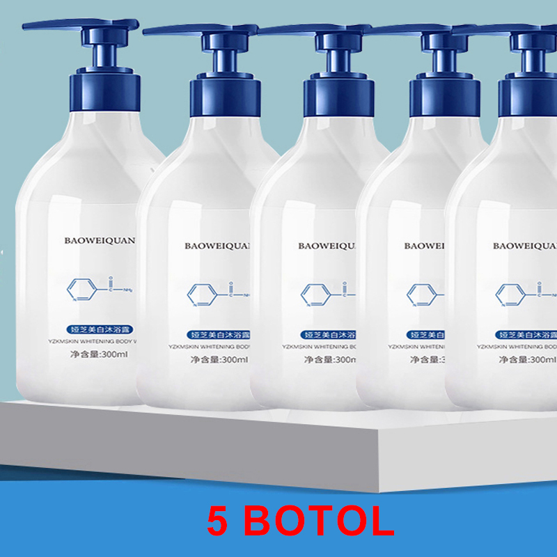 Gel Mandi Pemutih Body wash whitening Sabun Cair Pemutih Tubuh