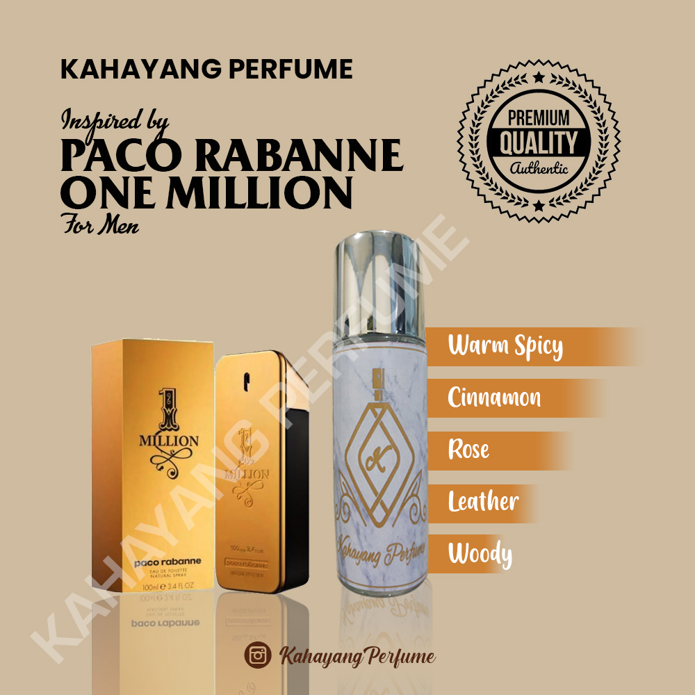 1 million parfum woody leather