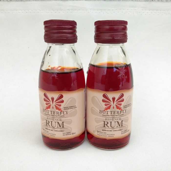 RUM JAMAICA 60ml/Butterfly Rum Essence Rhum Jamaica/Pengharum Makanan