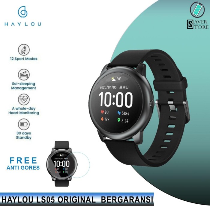 COD smart watch xiaomi Haylou Solar LS 05 original IP68 Smartwatch LS05 -  no Bonus HOT SALE | Lazada Indonesia