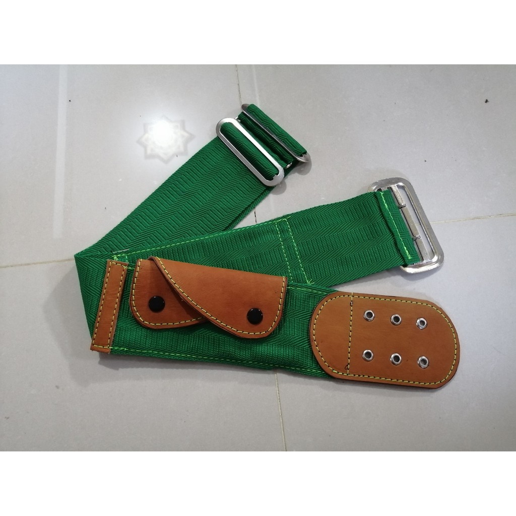 SABUK HAJI HIJAU / SABUK JAWARA HIJAU / SABUK BETAWI HIJAU / SABUK UMROH ORIGINAL SUPER - Sabuk Haji Umroh Model Besi Ikat Pinggang Gesper Silat ...