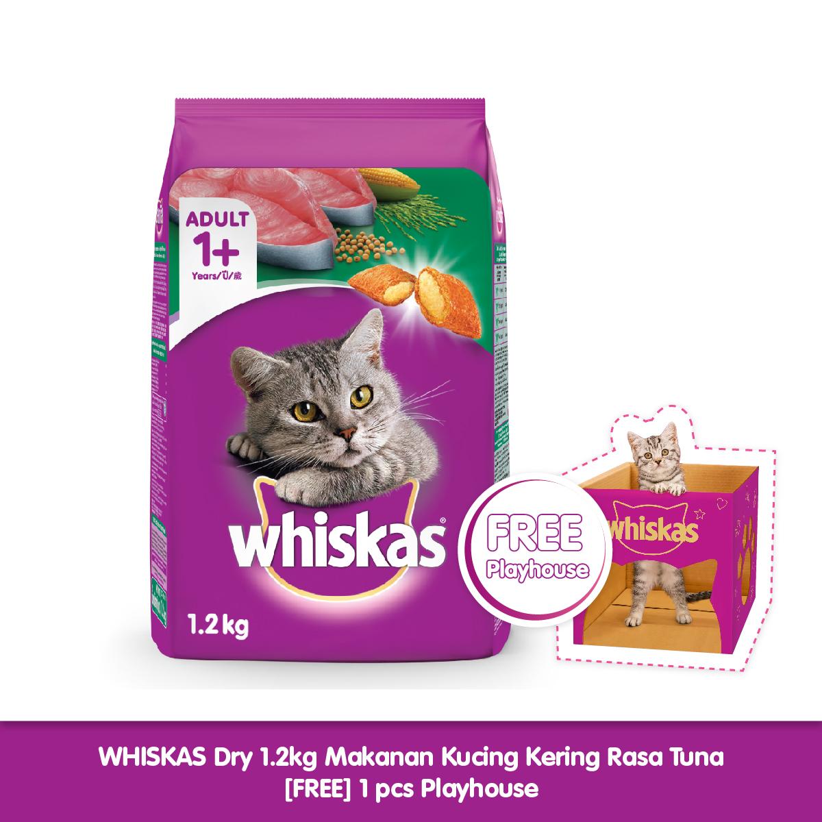 Whiskas Dry 1.2kg Makanan Kucing Kering rasa Tuna