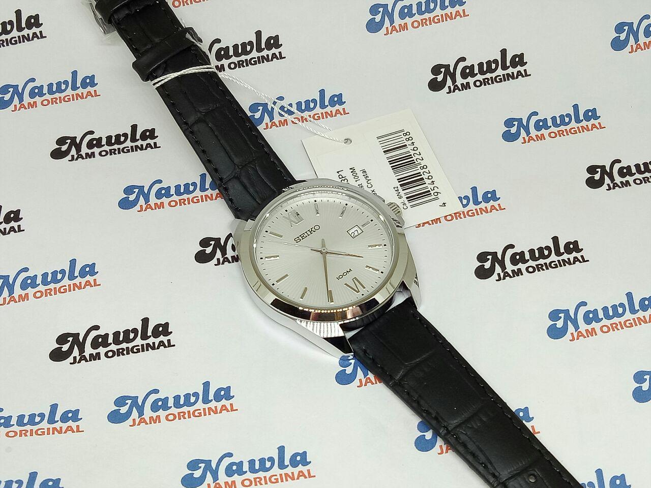 Seiko Quartz SUR283P1 Silver Dial Leather - Jam Tangan Pria SUR283 | Lazada  Indonesia