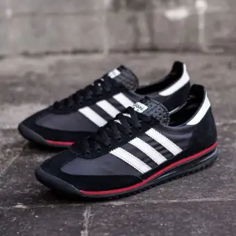 ADIDAS SL72 BLACK WHITE RED: Membeli jualan online Sneakers dengan harga  murah | Lazada Indonesia
