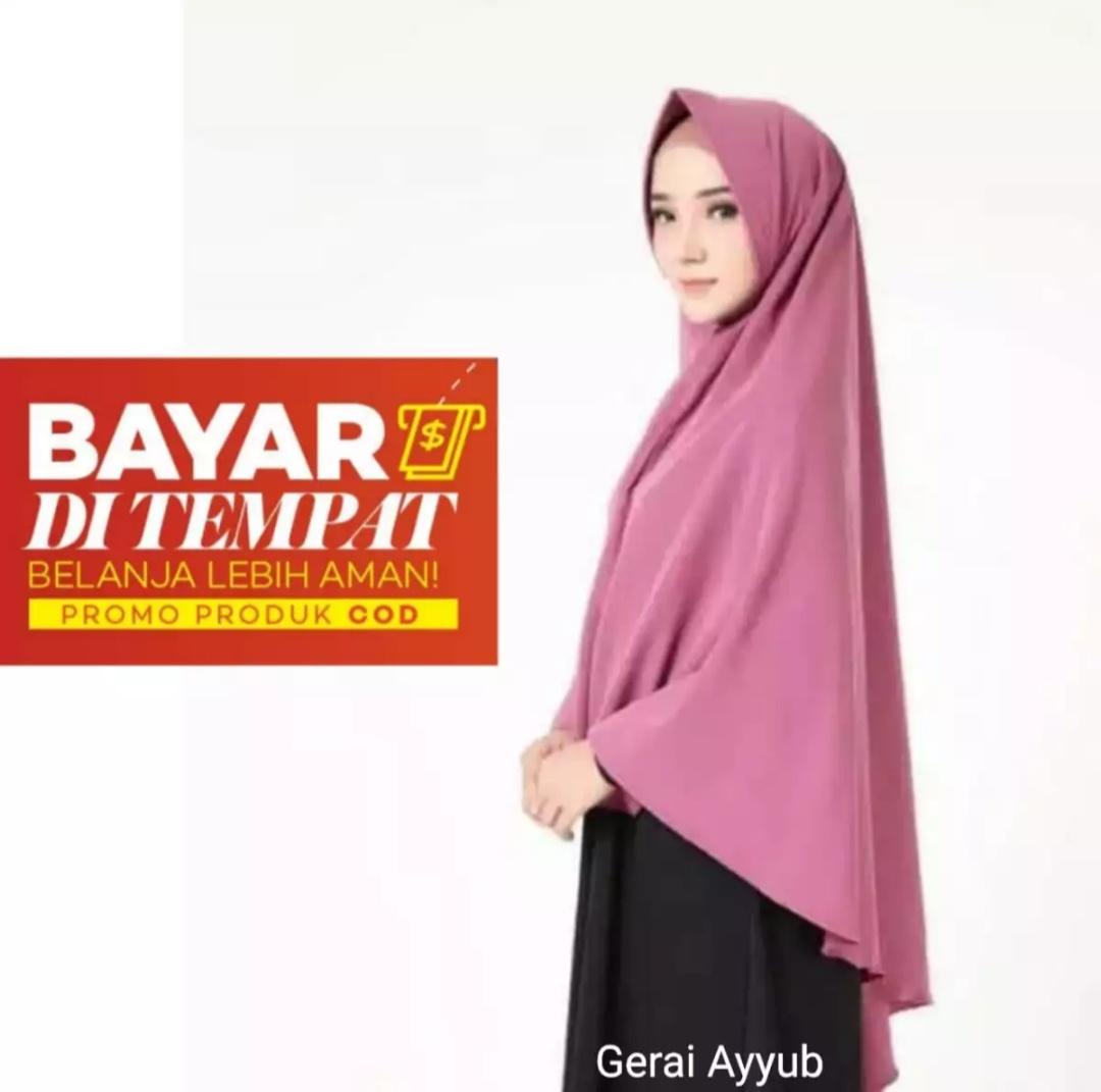 Khimar Syari pet AINA PINGUIN jilbab murah hijab Geraiayyub pet wolfis diskon lebaran terbaru