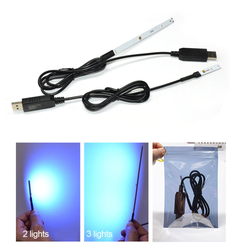 Slanhoy-【Cod】 Đèn Dây UV Di Động 15 W/20 W Đèn Khử Trùng UV Xe Văn Phòng Nhà Cửa Khách Sạn Hai Công Dụng Đèn Khử Trùng Du Lịch