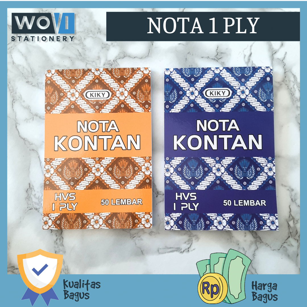 [PCS] Nota Kontan 1 Ply isi 50 Lembar Kiky / Nota Kontan Kecil 1 ply ...