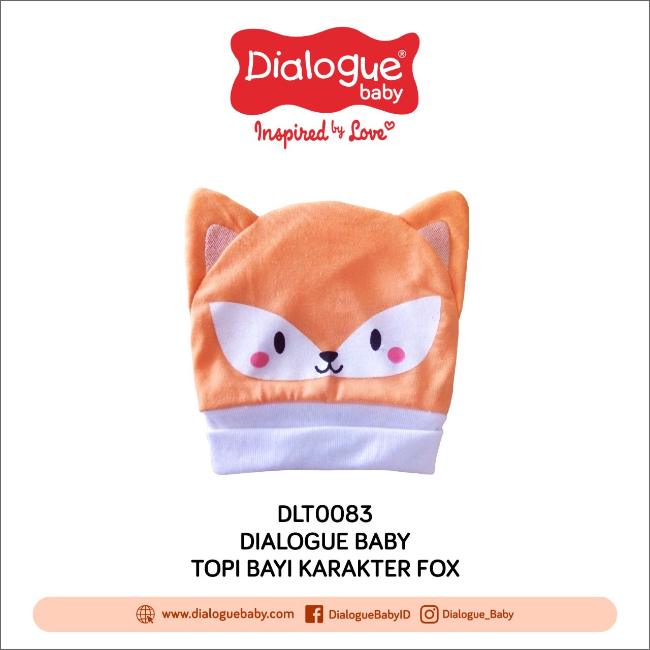 Topi Bayi Dialogue Baby Karakter Newborn Baru Lahir Lucu Murah 