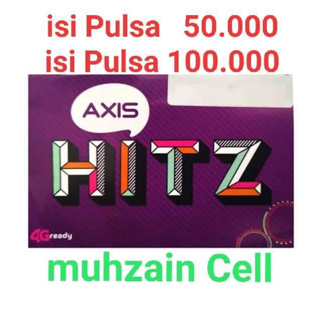 Kartu Perdana Axis isi Pulsa 50K - 100K