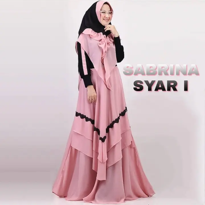 Sabrina Gamis Syari Free Hijab Baju Gamis Syari Set Khimar Baju Gamis Wanita Terbaru 2021 Gamis Trend Kekinian Gamis Remaja Modern Busana Muslim Wanita Terbaru Lazada Indonesia
