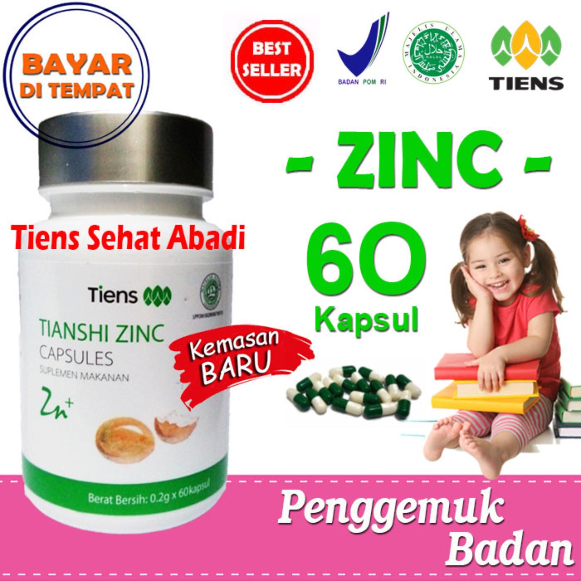 Tiens Zinc Penambah Nafsu Makan Anak - isi 60 Kapsul | Obat penggemuk badan | Suplemen penggemuk badan | Vitamin penggemuk badan | Tepung gasol | Madu penggemuk badan | Susu penggemuk badan | Timbangan kue | Timbangan dapur |