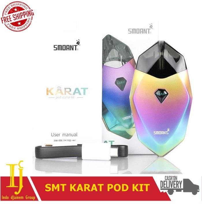 IJC - Autentic Smoant Karat Pod Kit 370mAh Battery with 2ml Cartridge Vape Murah Rokok Elektrik Smoant Karat IJC - Autentic Smoant Karat Pod Kit 370mAh Battery with 2ml Cartridge Vape Murah Rokok Elektrik Smoant Karat