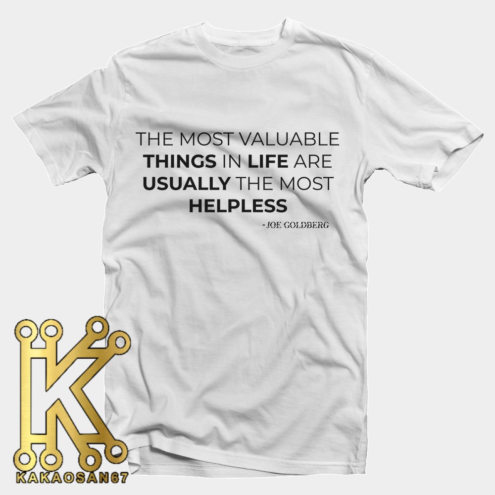 Kaos Film Series You The Most Valuable Things Joe Goldberg You Netflix Polyflex Lazada Indonesia