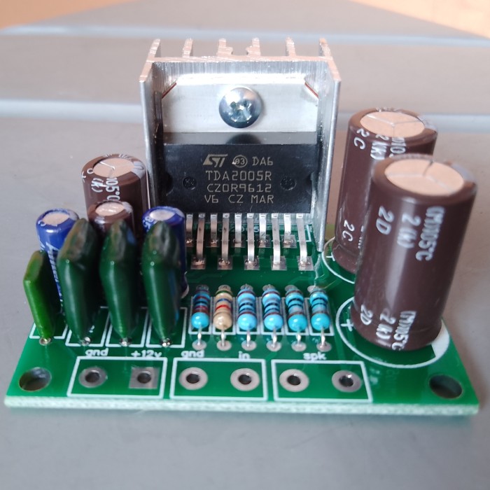 Kit Power Amplifier 20 watt TDA2005 Mono Tanpa Heatsink Lazada