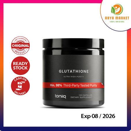 glutathione ultra high purity ORIGINAL) Toniiq Glutathione Ultra High Purity 1000mg 120 Capsules 98%