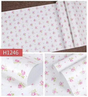 Baca Deskripsi Wallpaper Dinding 45 Cm X 1 Meter Bisa Bayar Ditempat Promo Wallpaper Dinding Per Meter Walpaper Dinding Tembok Motif Bunga Pink