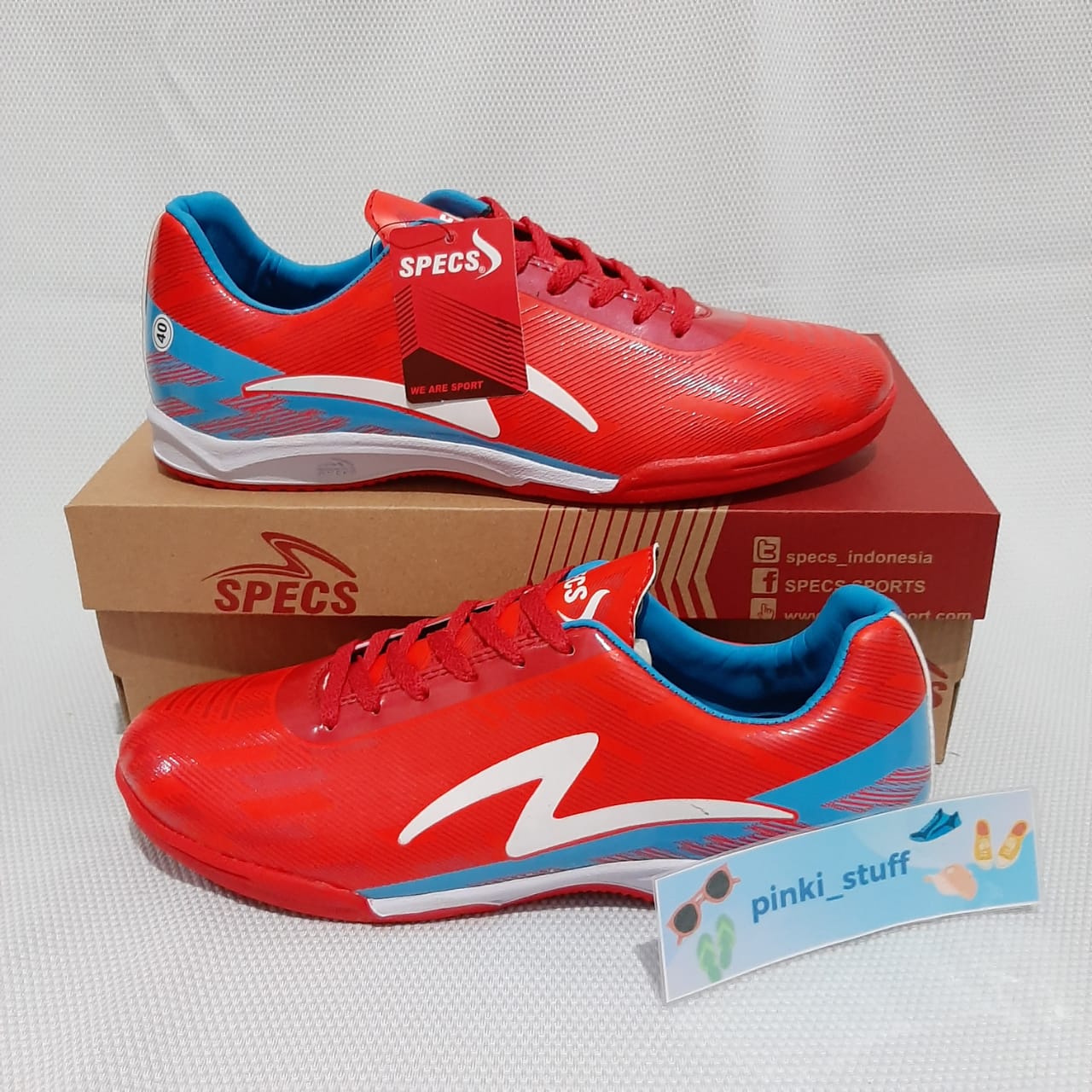 Sepatu Futsal Specs Accelerator Lightspeed Ii Marc Klok Sepatu Futsal Pria Sepatu Futsal Merah Kualitas Premium Lazada Indonesia