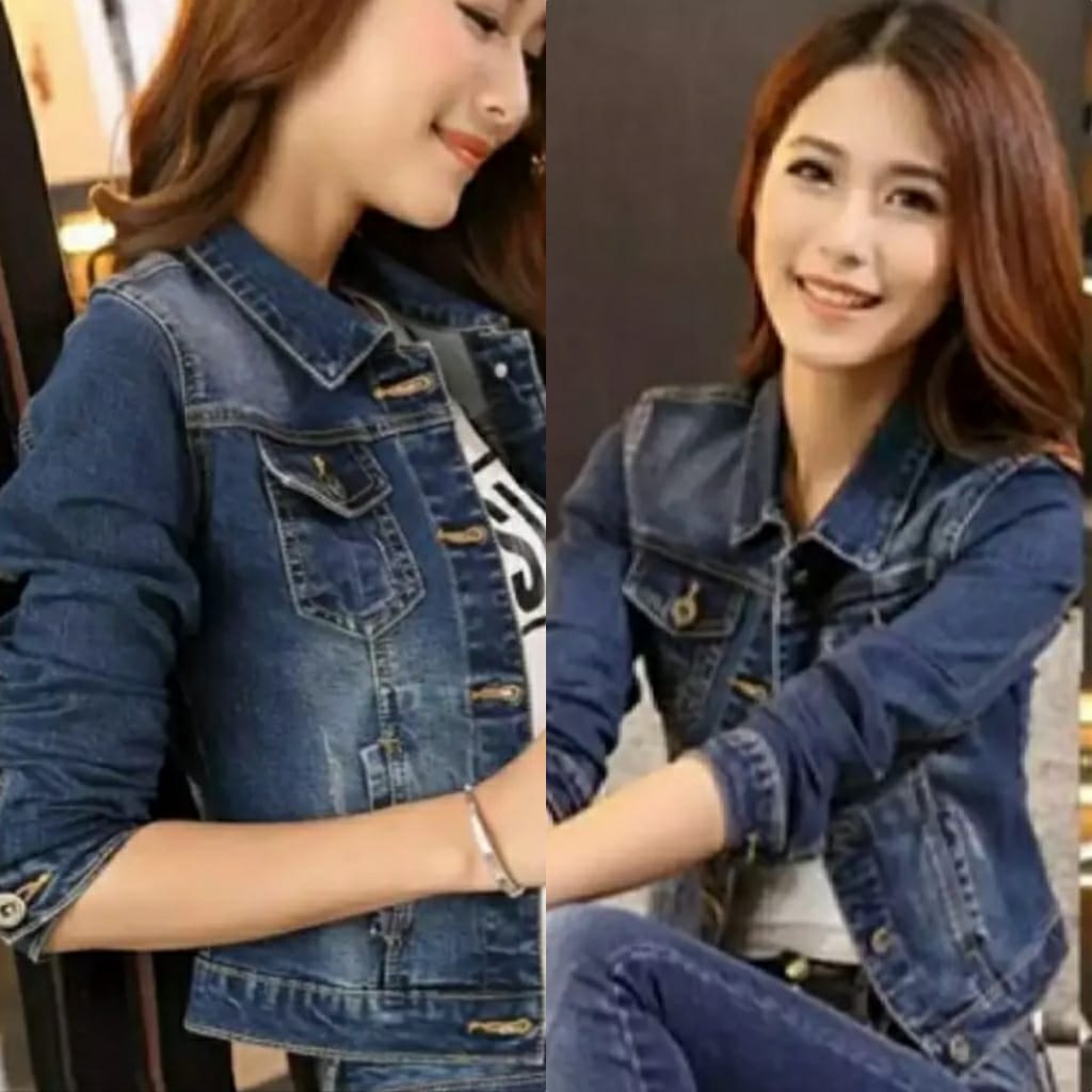 SILVA-jaket jeans wanita terbaru-jaket 