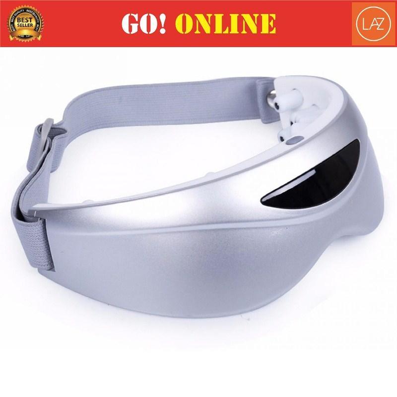 Alat Pijat Mata Elektrik Rechargeable Vibration Glasses Sensor Infrared