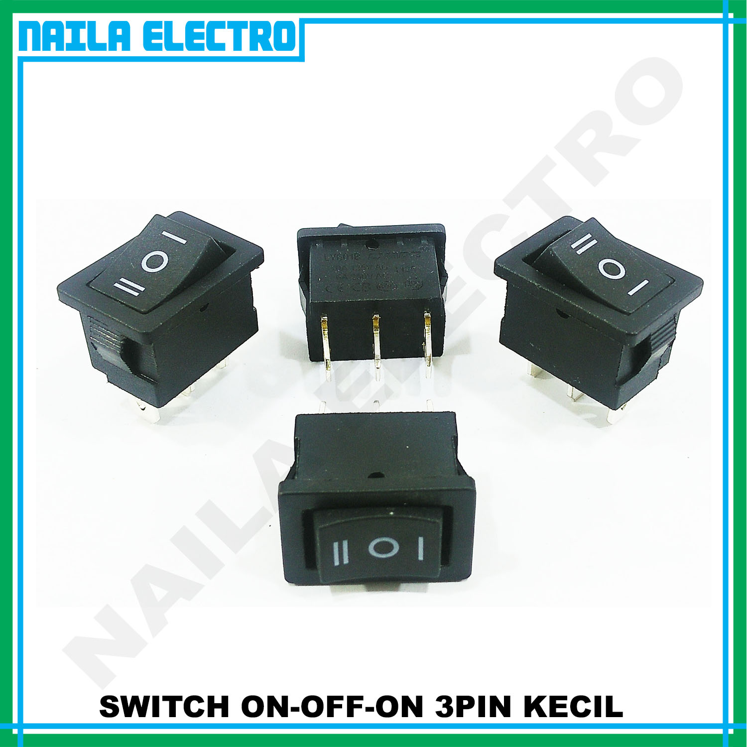per 2 pcs) Saklar Jenis On Off On Ukuran Kecil / Switch On Off On ...