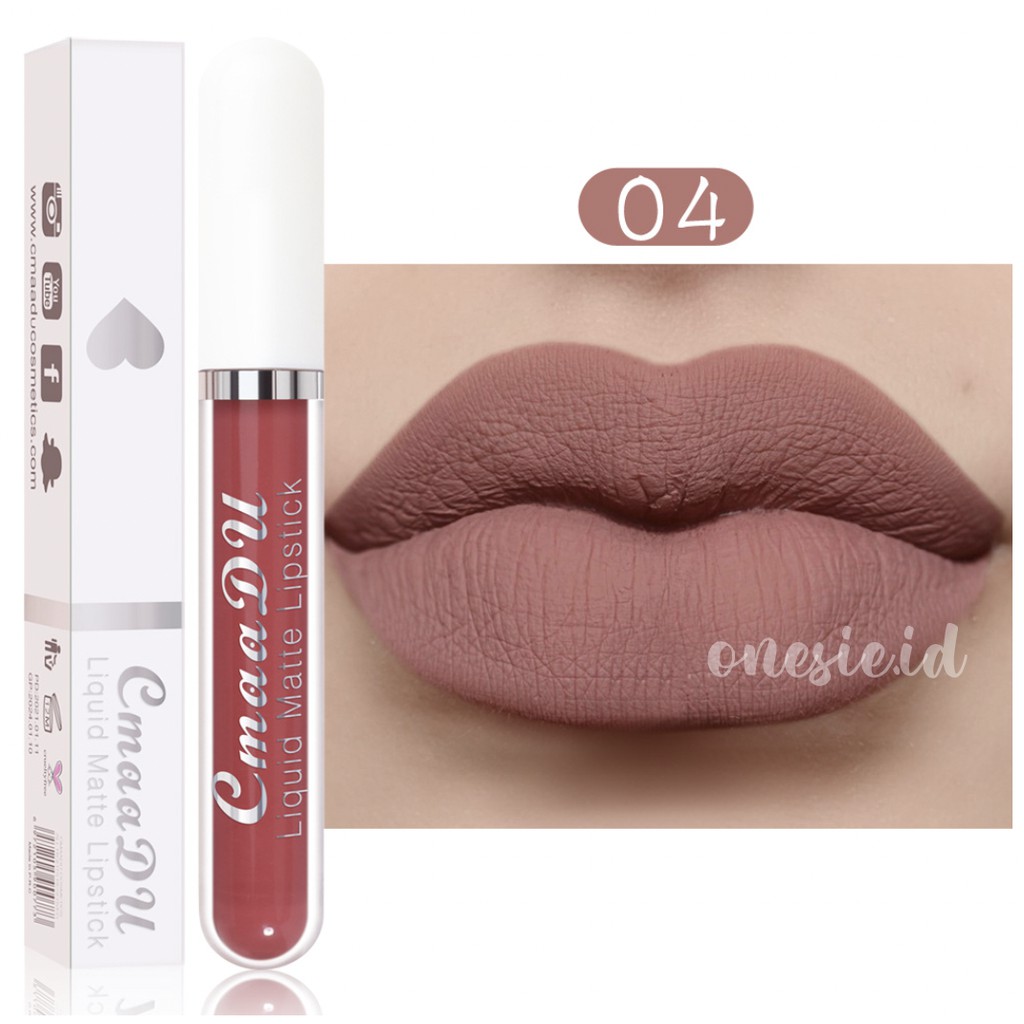 [READY] CMAADU Lipstik 18 Ultra Chic Liquid Matte Waterproof Long ...