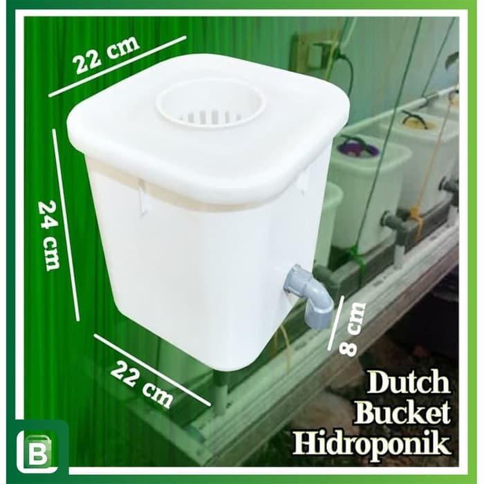 Dutch bucket hidroponik sistem 1 set isi 8 liter Lazada Indonesia